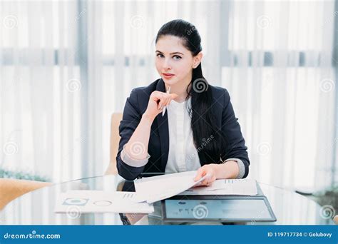 Successful Business Woman Work Female Career Stock Photo Image Of