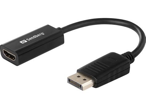But what exactly is going on inside these. Sandberg Adapter DisplayPort>HDMI (508-28)