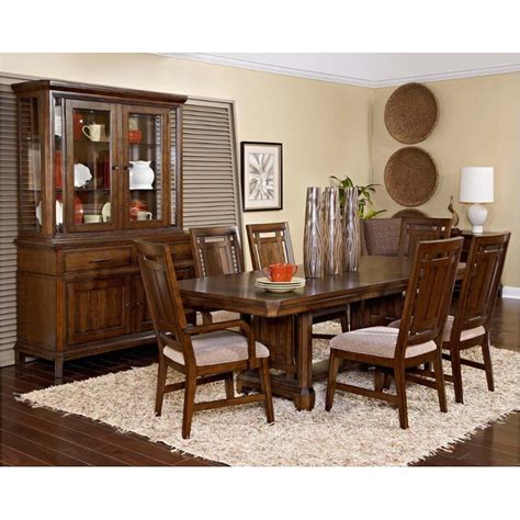 Dining table extensions make it easy to expand your dining room table for holiday feasts, lively game nights, or big projects. 4364-531 Broyhill Furniture Estes Park Dining Room Trestle ...