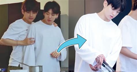 bts s jungkook didn t want to make breakfast for v but here s how v convinced him koreaboo