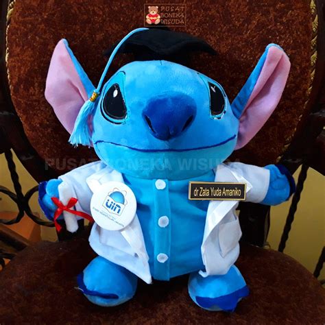 Jual Boneka Dokter Snelli Lilo Stitch Stit Stitch Biru Medium Cm