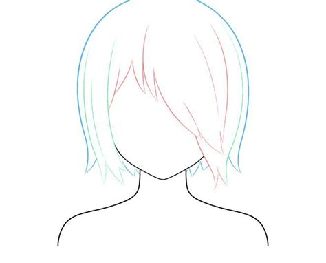 How To Draw Anime And Manga Hair Female Animeoutline In 2020