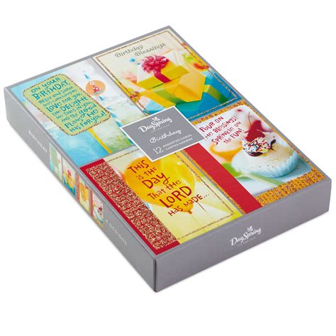 Dayspring Colorful Assorted Religious Birthday Cards — Trudys Hallmark