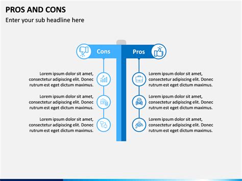 Pros And Cons Powerpoint Template Sketchbubble