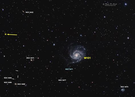 Clarkvision Photograph The Pinwheel Galaxy M101