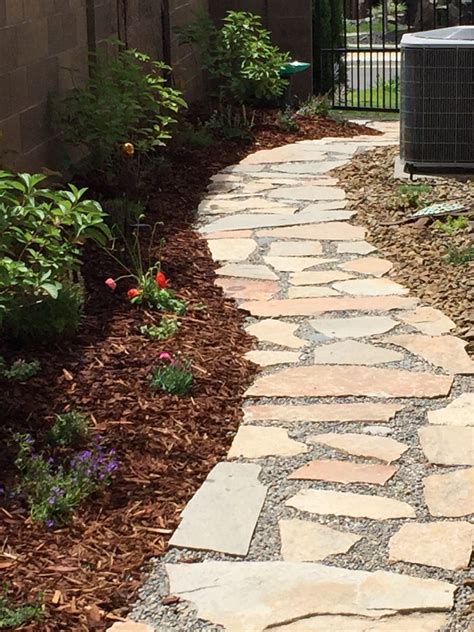 Garden Path Finished Flagstone Path Outdoor Ideas Outdoor Decor Do