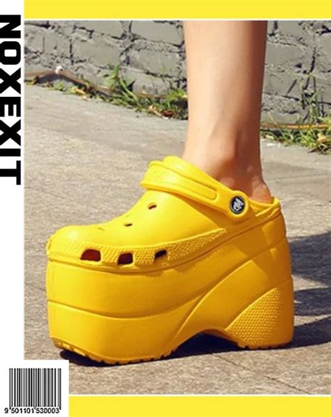 Find Out Where To Get The Shoes Platform Crocs High Heel Sandals