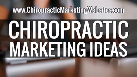 Chiropractic Marketing Ideas Youtube