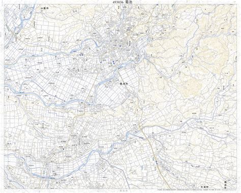 493036 菊池（きくち Kikuchi） 地形図 Map By Pacific Spatial Solutions Inc