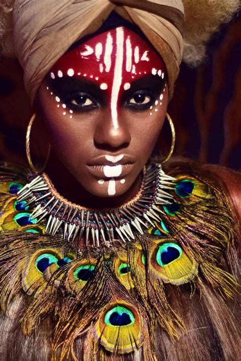 Pintura Tribal Arte Tribal Tribal Art African Tribal Makeup African