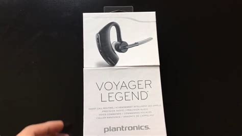 Plantronics Voyager Legend Bluetooth Headset Unboxing Review Youtube