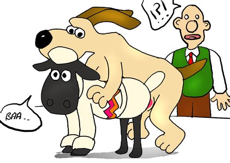 Rule 34 Gromit Maleambiguous Shaun The Sheep Tagme Wallace And