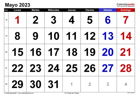 Calendario Mayo 2023 En Word Excel Y Pdf Calendarpedia Aria Art