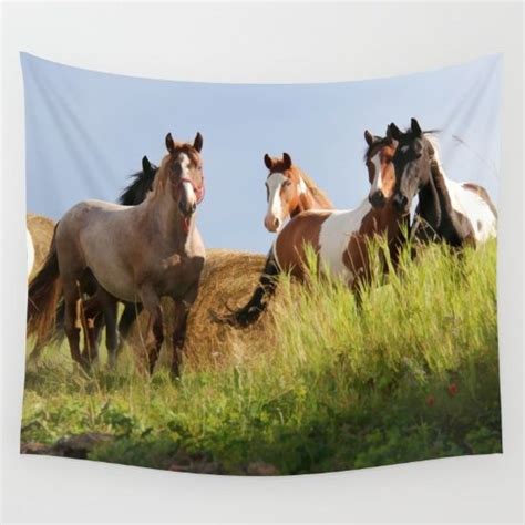 The Wild Bunch Horses By Onlinets In 3 Sizes Our Wall Tapestries