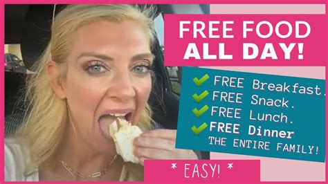 Eating Free Using Only Your Phone All Day Long Super Easy Youtube