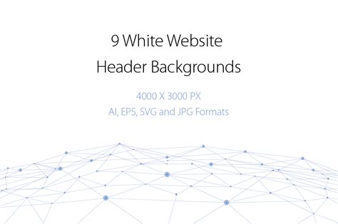 9 White Website Header Backgrounds ~ Graphics On Creative