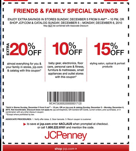 JCPenney 20% Off Printable & Online Coupon Valid Today & Monday Only ...