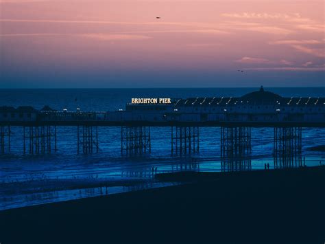 Wallpaper Brighton Pier Beach Hd Widescreen High Definition