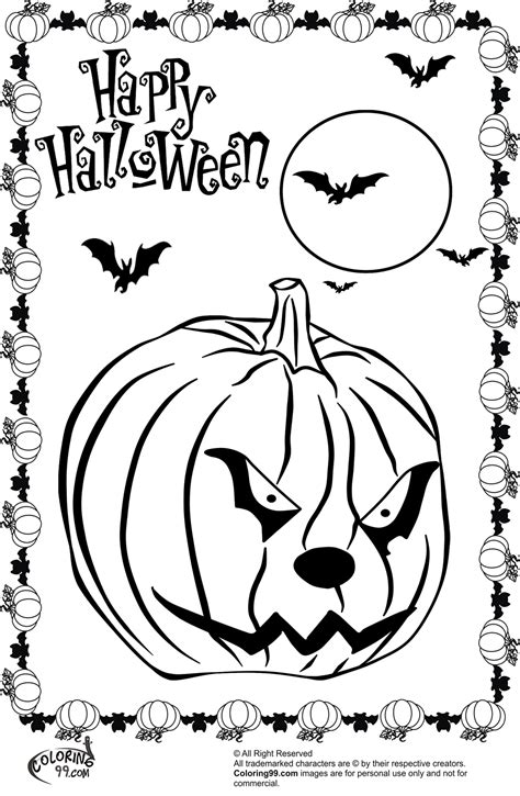 Parents, teachers, churches and recognized nonprofit. Scary Halloween Pumpkin Coloring Pages | Team colors