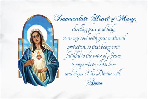 Catholic August Devotion Immaculate Heart Of Mary Prayer Pillowcases