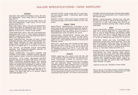 Directory Index Mercury1958 Mercury1958mercurybrochure