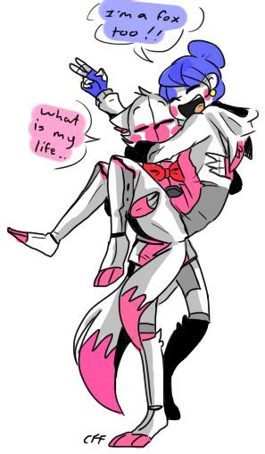 Funtime Foxy X Ballora By Xroxydrawzx Ballora Fnaf Anime Fnaf Fnaf