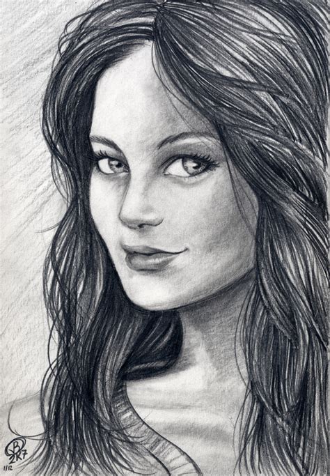 Sketch Of A Lady By Snigom On Deviantart