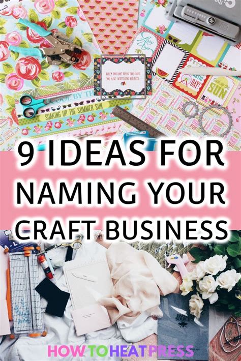 Unleash your creativity and start imagining new products to add to your line. Ideas For Craft Business & Etsy Shop Names! #crafts # ...