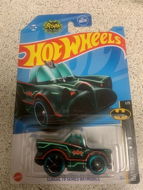 Mavin Hot Wheels Batman Tooned Classic Tv Series Batmobile