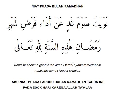 Dalam sebuah hadist yang diriwayatkan oleh 5 orang perawi dari hafsah.(baca : Bacaan Doa Niat Berpuasa Ramadhan, Doa Berbuka Puasa ...
