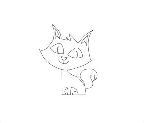 Cat Drawings Template 13 Free Pdf Documents Format