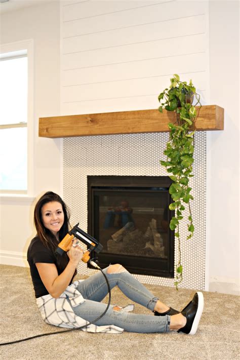 How To Build A Floating Fireplace Mantel