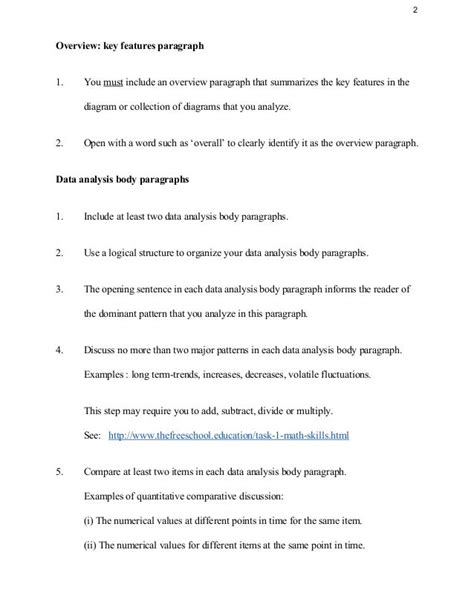 Ielts Academic Writing Task 1 Checklist Template