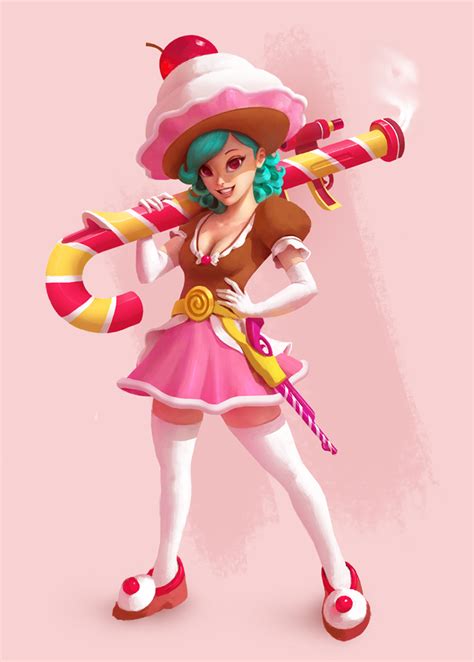 Candy Girl On Behance Candy Girl Girls Characters