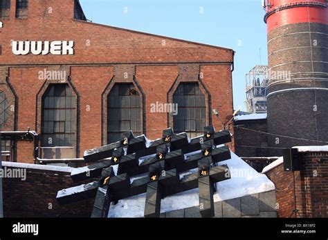 Memorial of the 9 victims of massacre in December 16, 1981. Coal mine