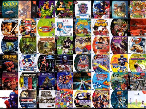 A Collection Of Dreamcast Game Covers Gaming