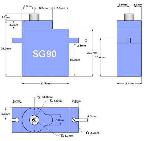 Servomoteur Sg90 Digital Init