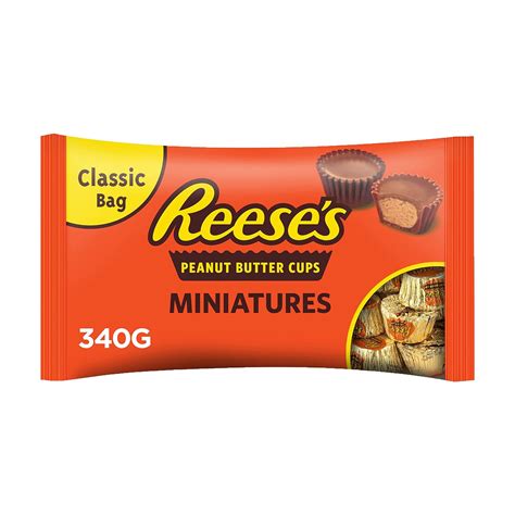 Reeses Peanut Butter Cups Miniatures 340 G Grocery