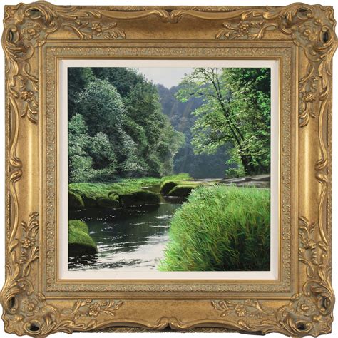 Michael James Smith Original Oil Painting On Panel Peaceful Moment