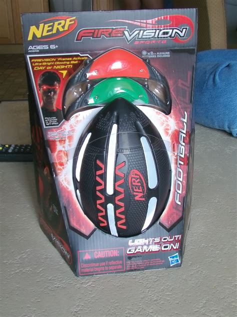 Check It Out With Dawn Product Review Nerf Firevision Football