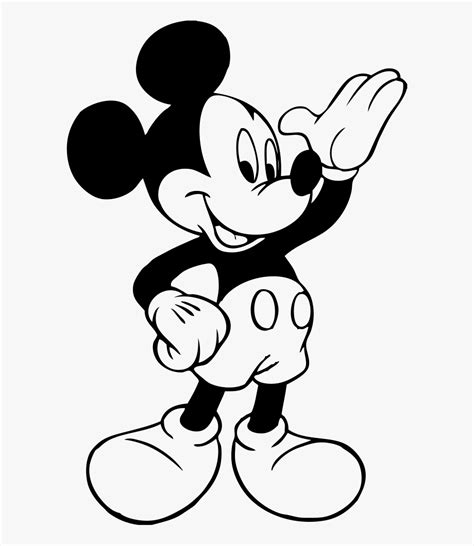 Mickey Mouse Clipart Black And White and other clipart images on