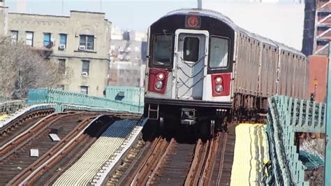 Mta New York City Subway Woodlawn Bound R142a 4 Train At 161st