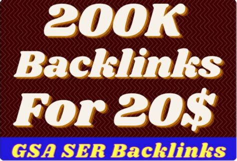 I Will Give 200k High Quality Gsa Ser Backlinks For Multi Tiered Link