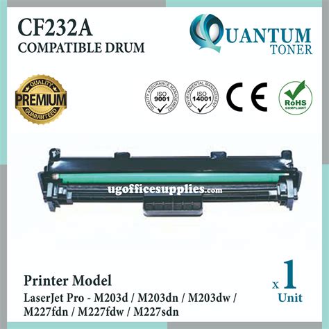 Find best deals on hp 30a black original laserjet toner cartridge, cf230a and other compatible cartridges. Best Price HP CF232A 232A 32A Compatible Imaging Drum ...