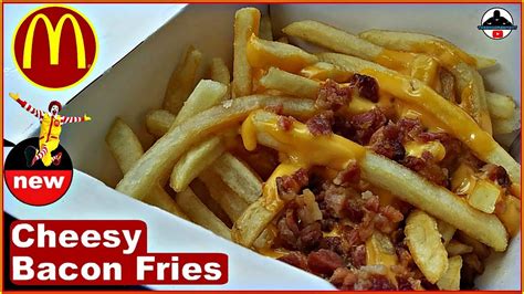 Mcdonalds Cheesy Bacon Fries Review 🧀🥓🍟 Youtube