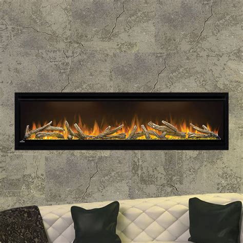 Napoleon Alluravision 60 Inch Wall Mount Electric Fireplace Deep