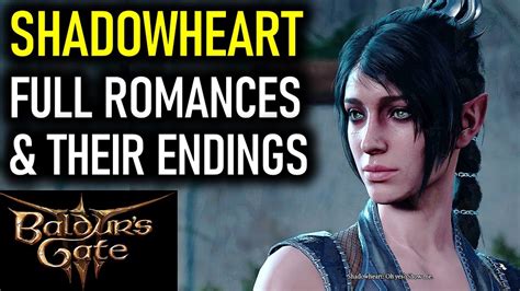 Shadowheart All Romances And Their Endings Baldurs Gate 3 Bg3 Youtube