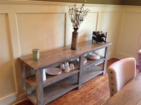 Designer side tables and accent tables are more than surfaces for resting a drink; Sofa/Buffet/Side Table Farmhouse on Etsy, $425.00 | Rustic ...