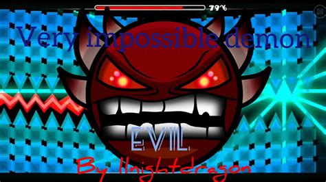 Evil Impossible Demon Geometry Dash Youtube