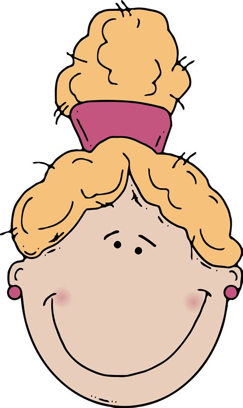 Girl With Ponytail Clipart Free Download Transparent Png Clipart
